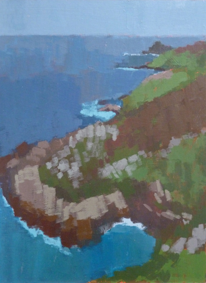 Painting of the view towards Gurnard's Head