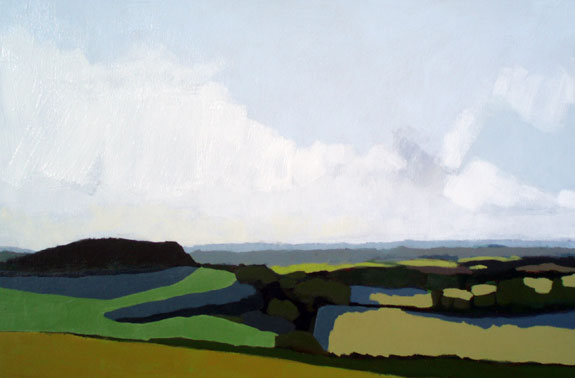 Painting of the Kent Downs
