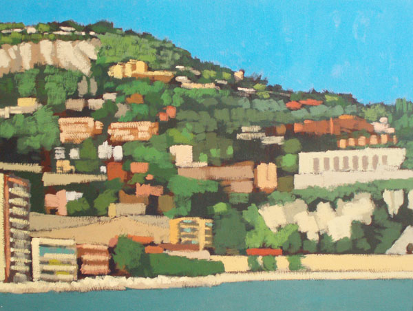 Painting of Villefranche sur Mer