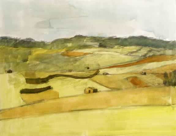 Fields near Caltagirone